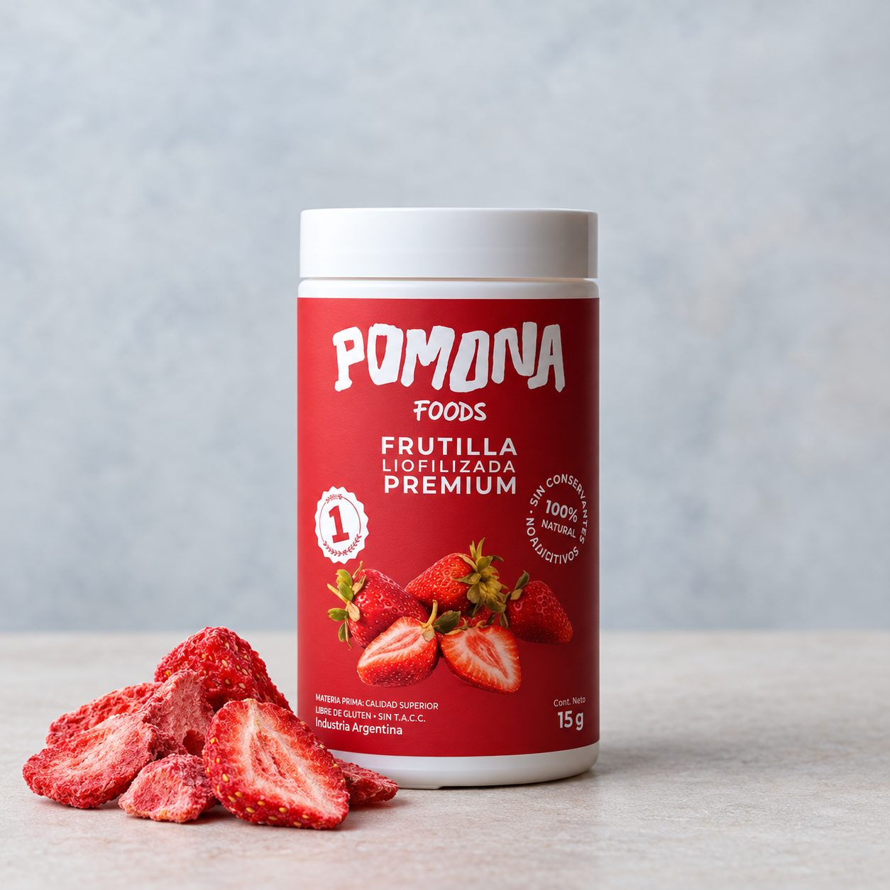 Frutilla liofilizada 15gr